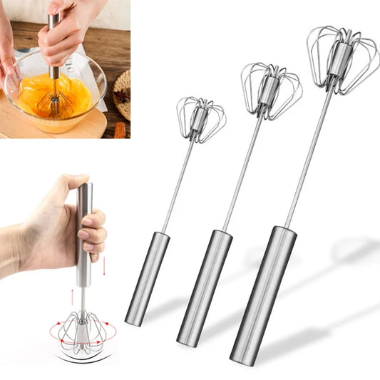 Halbautomatischer Handmixer aus Edelstahl für schnelles Rühren in der Küche