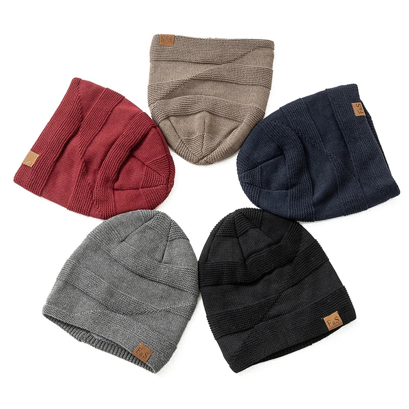 Unisex Winter Mütze gefüttert – Warme Slouchy Beanie für Männer und Frauen