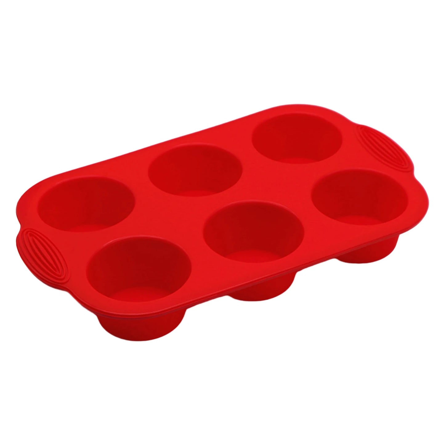 Flexible Silikon-Muffinform 6 Tassen – Antihaft - spülmaschinenfest fürs Backen