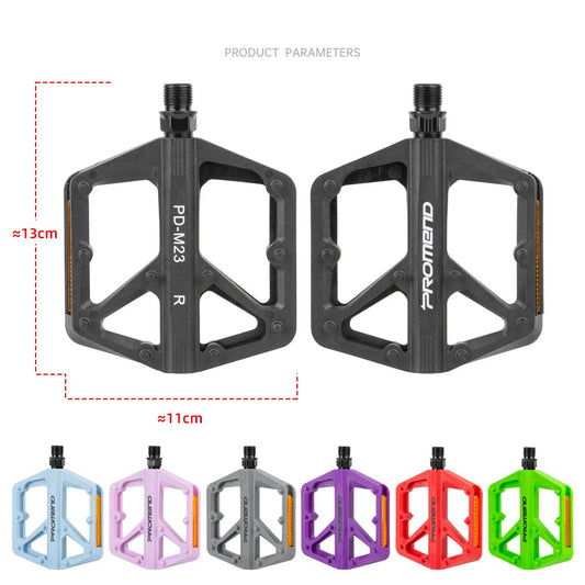Ultraleichte Nylon Fahrradpedale DU-Lager Reflektoren MTB Rennrad