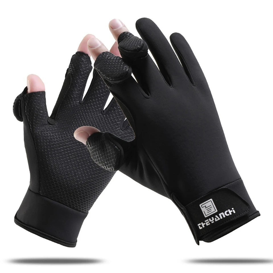 3-teilige Angelhandschuhe mit flexiblem Fingerdesign wasserdicht warm