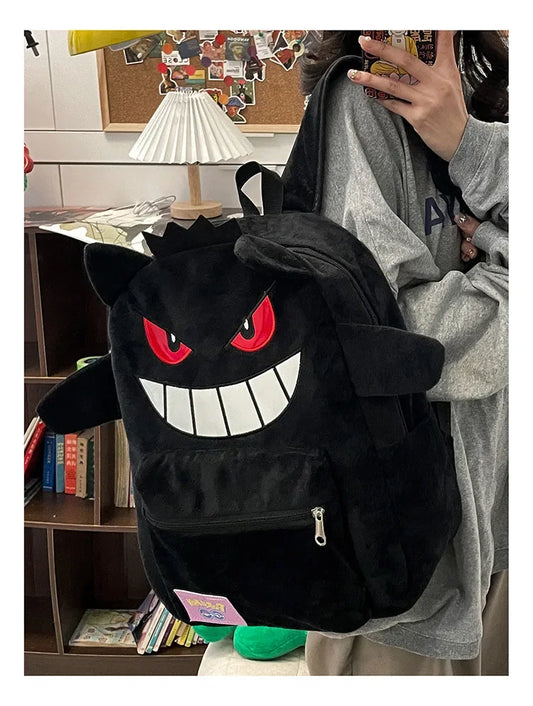 Gengar Plüsch Rucksack großer Cartoon Kawaii Anime Tasche Unisex
