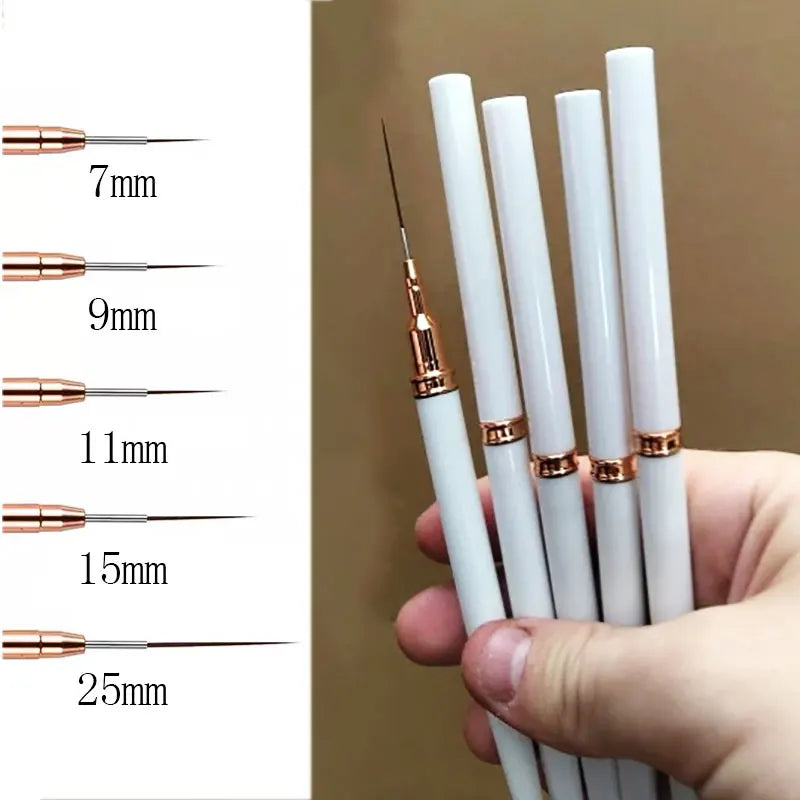 Nageldesign Pinsel Set Ultra Dünne Linie Für Präzise Nail Art Malerei