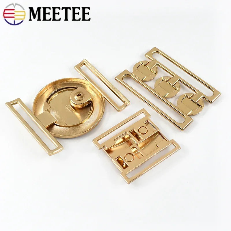 Dekorative Metall Gürtel Schnalle für Damen Mäntel Kleider DIY Accessoire