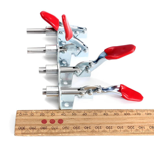 Schnellspanner Kniehebelklemme 45kg Haltekraft Metall Push Pull Set