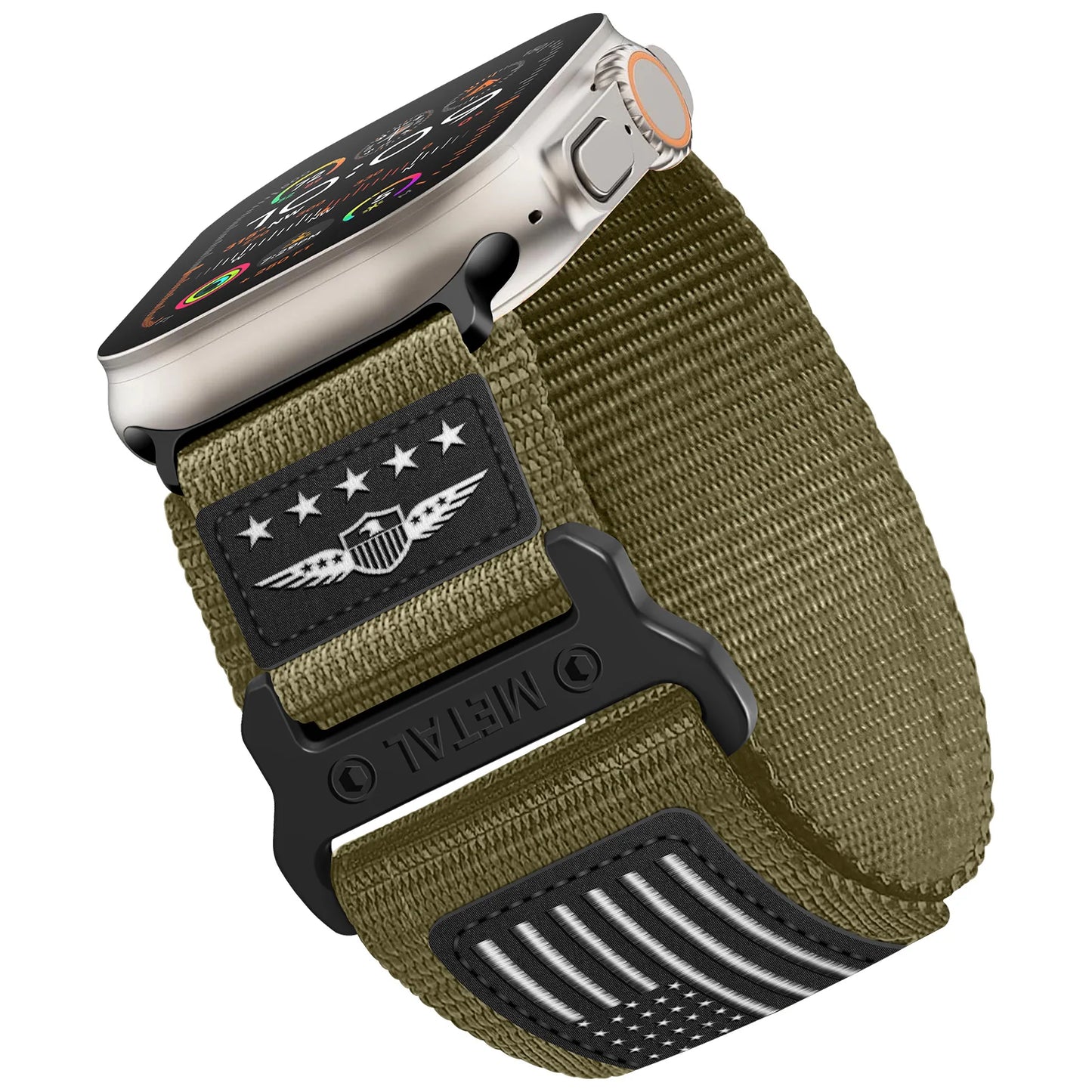 Sportliches Nylonarmband für Smartwatches in verschiedenen Größen