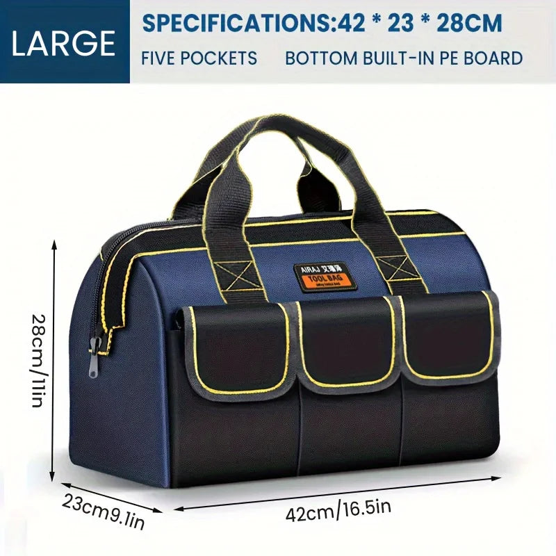Multifunktionale Werkzeugtasche 1680D Oxford Stoff Elektrikertasche Wasserdicht Gross