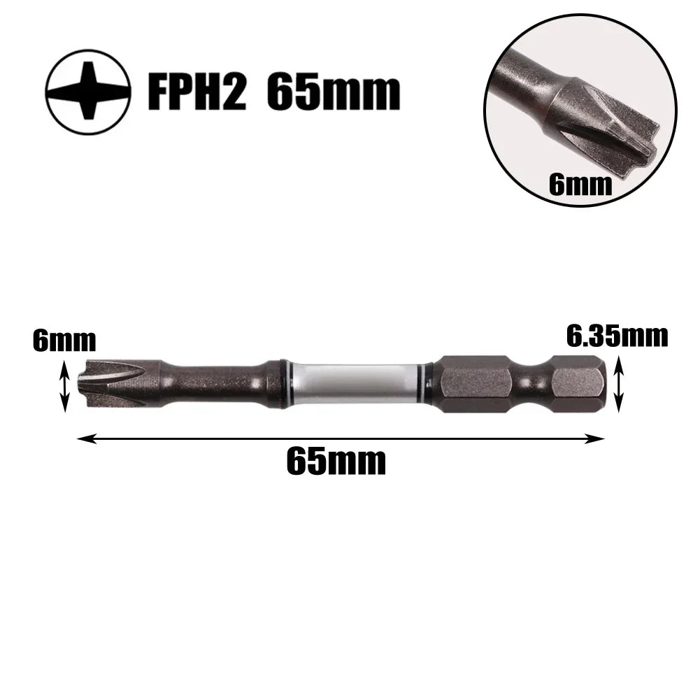 Magnetischer Spezial-Schraubendreher Bit 65/110mm – Präzise - rostfrei Set