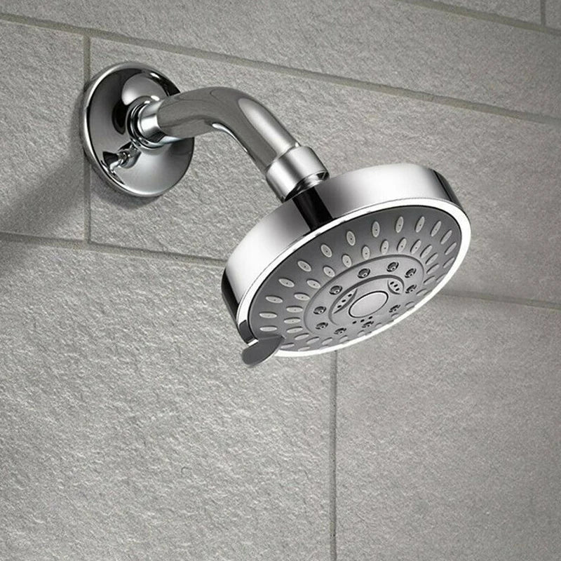 Flexibler 4 Zoll Hochdruck-Duschkopf Chrom mit 5 Modi für Wasser - Komfort