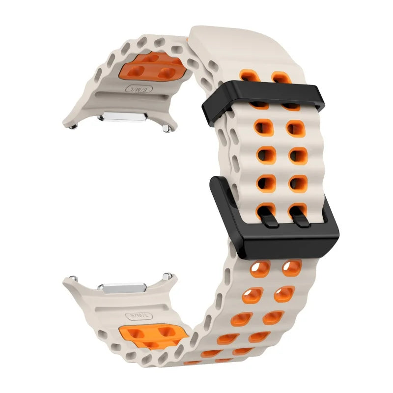 Marine Silikonarmband für Samsung Galaxy Watch Ultra 47 mm 2025 Modell