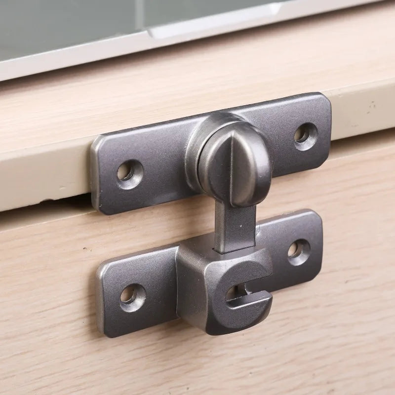 Robustes Aluminium-Schiebetürschloss 90°/180°, 1-5 Stück, sicher - flexibel