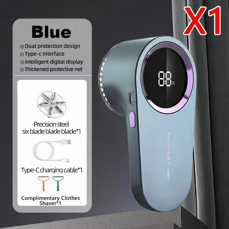 Tragbarer elektrischer Lint Remover mit USB Ladefunktion und Hochgeschwindigkeitsmotor