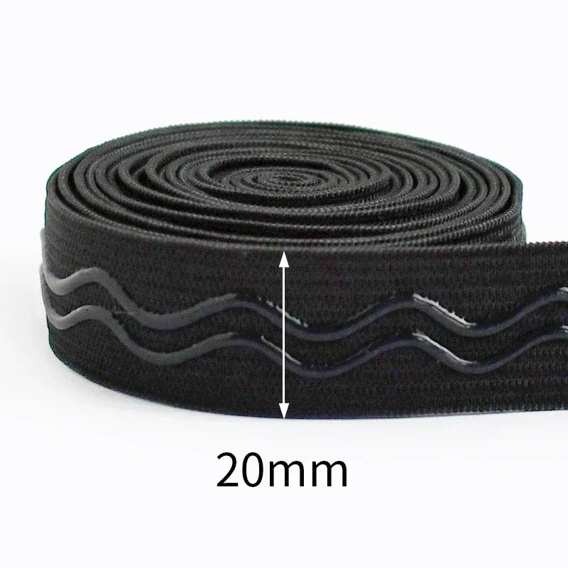 Elastisches Gurtband 20-50mm als Anti-Rutschband für Gürtel und Kleidung