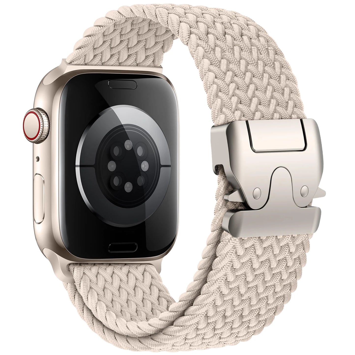 Geflochtenes Nylon Uhrenarmband Sport Ersatz für 41-49 mm Smartwatch