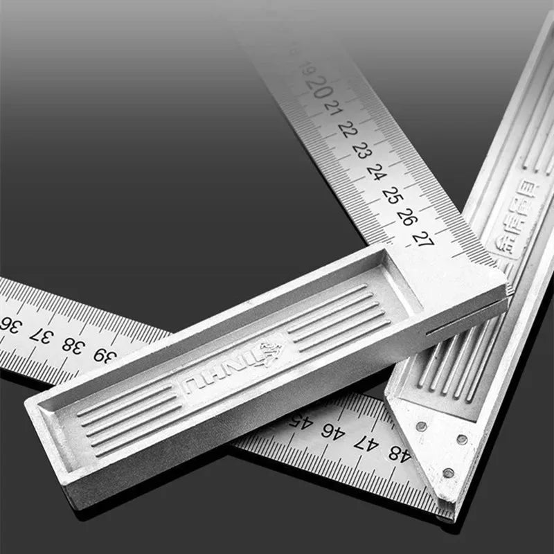 Präzises 90° Aluminium-Drehlineal für Holzarbeiten – robust - vielseitig einsetzen