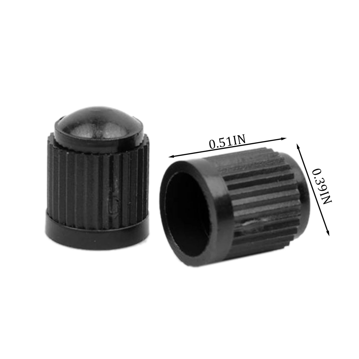 100er Set Reifenventilkappen Tubeless Schutz für Standardventile