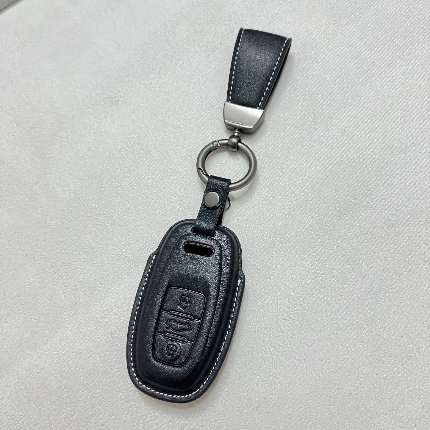 Premium Leder Schlüsselhülle für Audi Modelle Schutz - Eleganz
