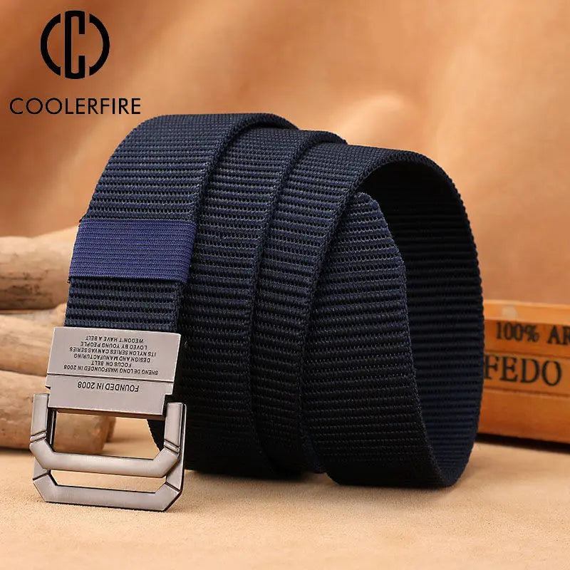 Robuster Nylon-Gürtel Herren 3,8 cm breit – verstellbar, ideal für Outdoor - Alltag