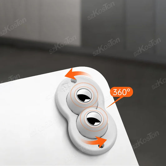 Selbstklebende Mini Lenkrolle aus ABS mit Stahl- oder Nylonkugeln, 360° Drehbar