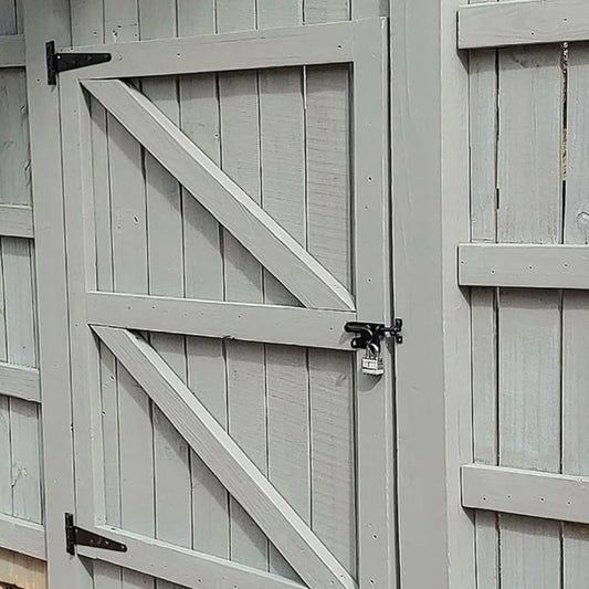 Robuste T-förmige Eisenscharnier für Holzschranken und Gartentore