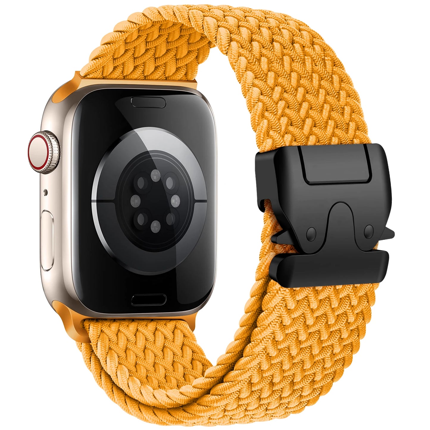 Geflochtenes Nylon Uhrenarmband Sport Ersatz für 41-49 mm Smartwatch