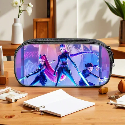 Stylisches Federmäppchen mit Anime-Motiv für kinder und Studenten