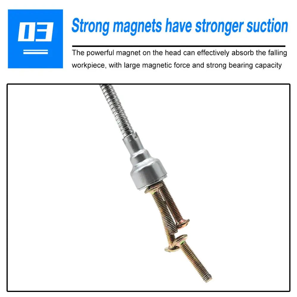 Flexibles Magnet-Teleskopwerkzeug für enge Stellen – Schrauben - Metallteile aufnehmen