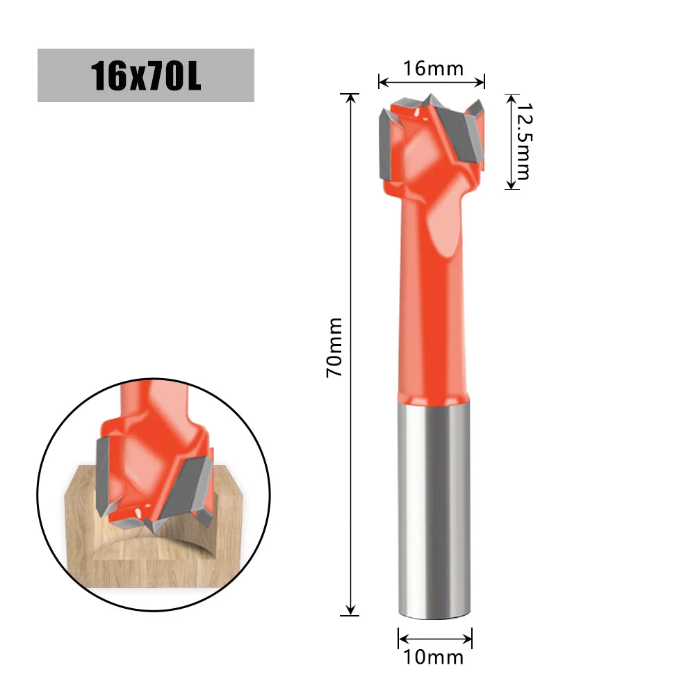 Holzbearbeitungs-Reihenbohrer mit 10 mm Schaftdurchmesser in versch Varianten