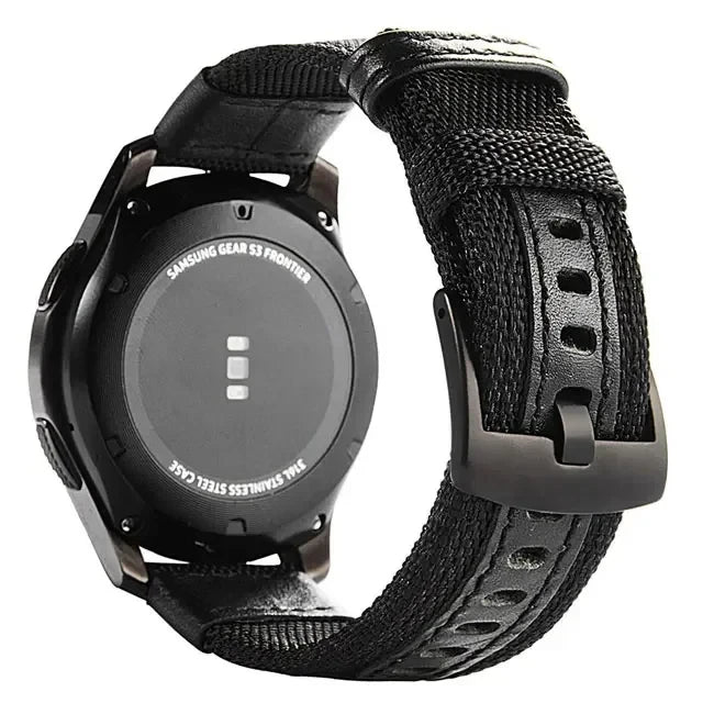 Nylon Sport-Uhrenarmband 18cm für diverse Smartwatch Modelle 20/22mm
