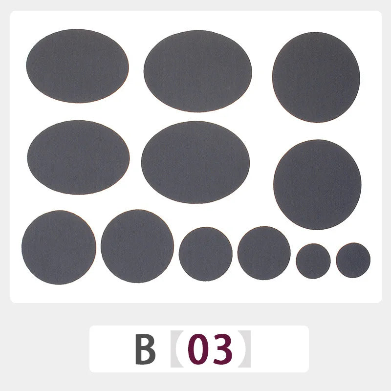Selbstklebende Aufnäher 20x25mm zum Reparieren und Verzieren von Kleidung