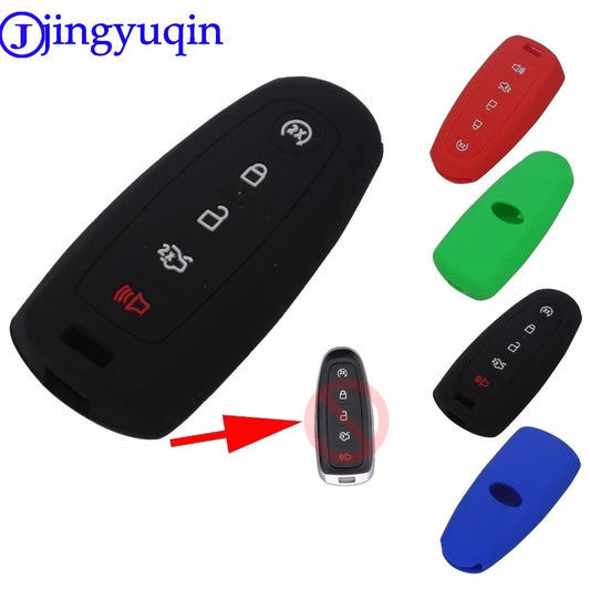 Silikon 5-Tasten Autoschlüssel Cover für optimalen Schutz - Design