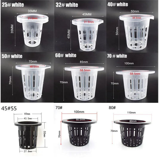 Gewächshaus in 8 Größen mit erdlosem Netz und Pflanzenwachstumstöpfen