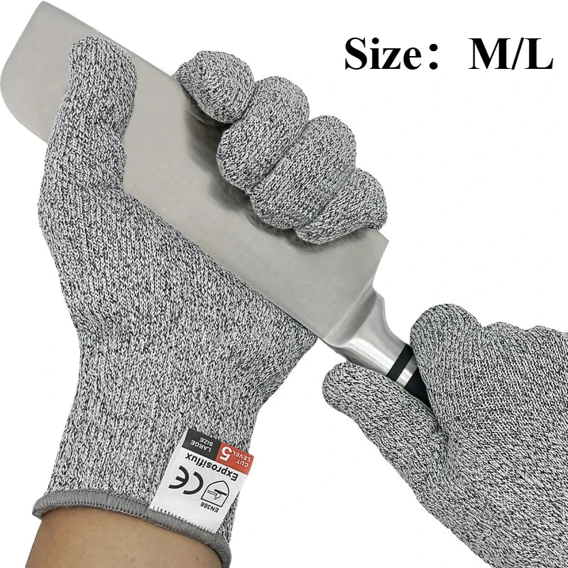Schnittfeste HPPE Handschuhe Schutz Guantes Gartenarbeit - Küche
