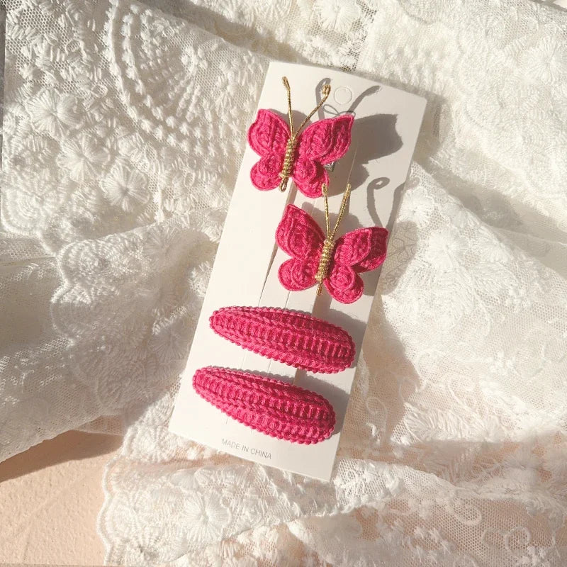 Nette Handgemachte Schmetterling Haar Clips für Mädchen