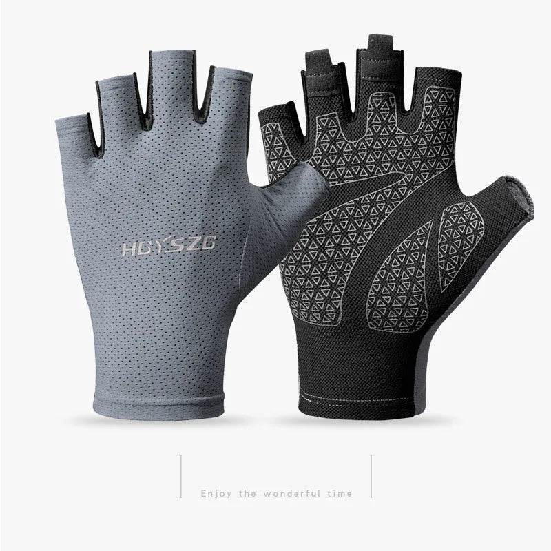 Maximaler Schutz - Flexibilität: Unisex fingerlose stoßfeste Handschuhe sommerleicht