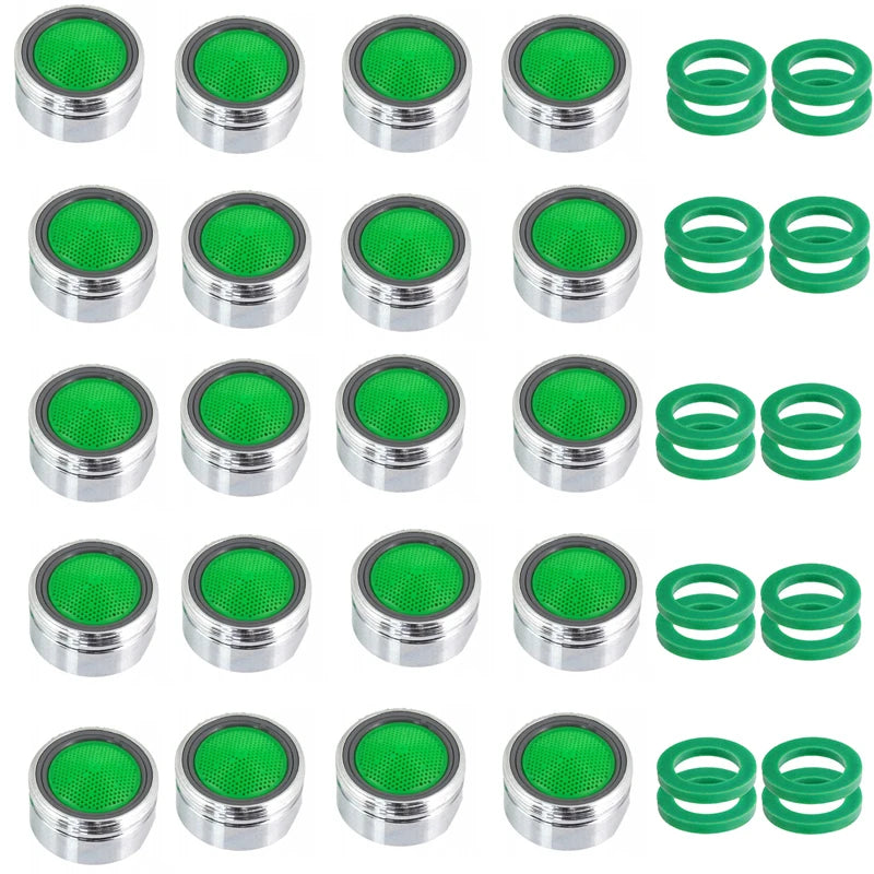 20x Wassersparende Küchenarmatur Bubbler Luftsprudler Filter Messing Einsatz