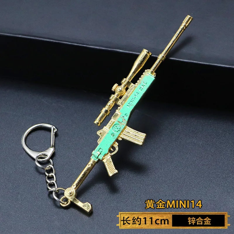 Spielzeugpistole Schlüsselanhänger aus Metall als Geschenk für Männer Jungen