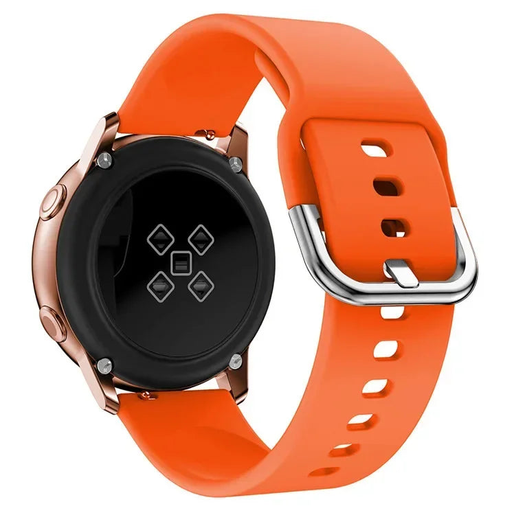 Sportliches 20/22mm Silikonarmband – Komfort - Halt für Amazfit - Galaxy Watch