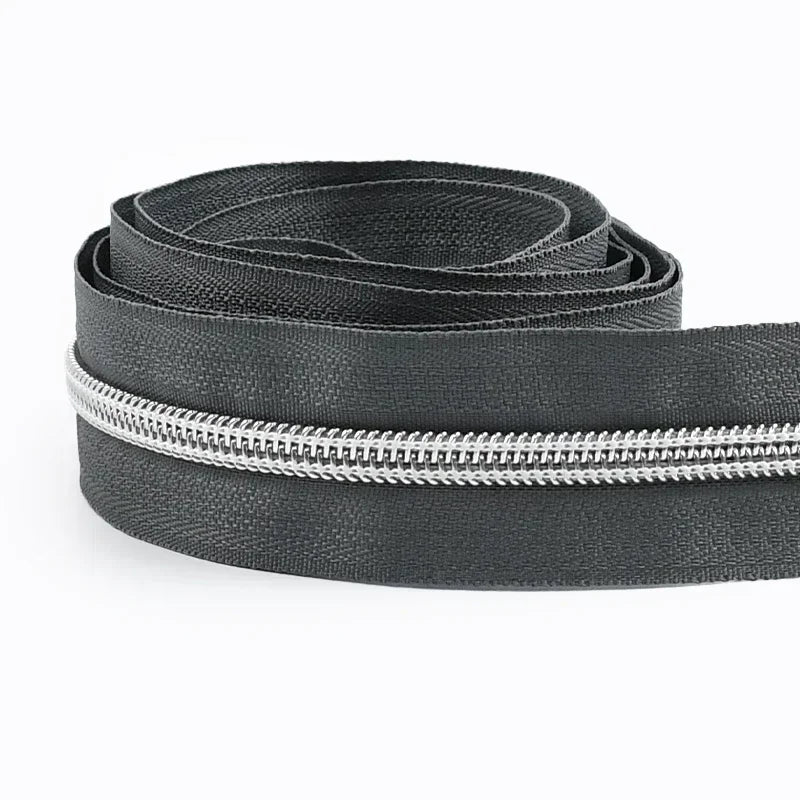 Nylon Reißverschluss Meterware DIY Kleidung Taschen Reparatur 5/10/20m Länge