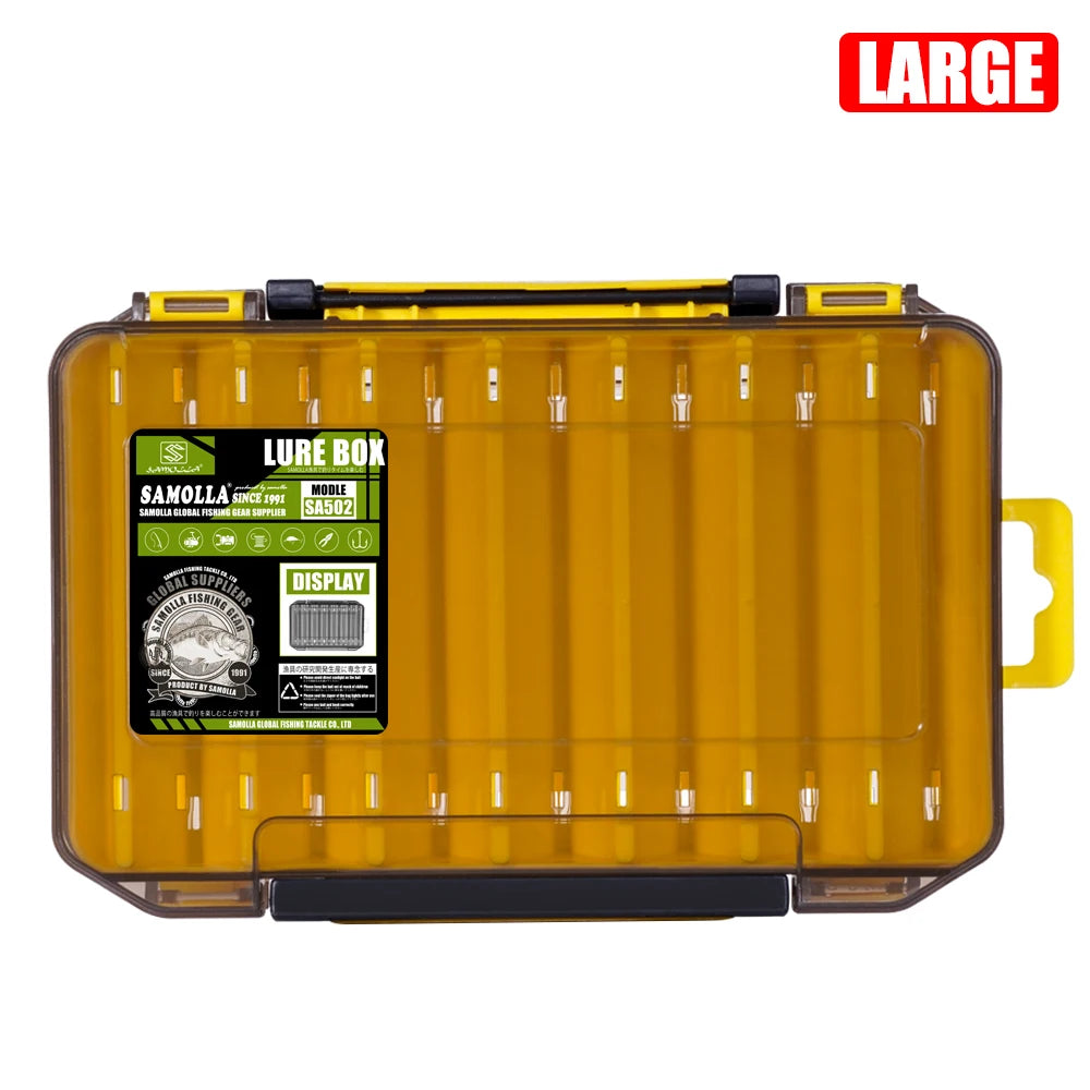 Robuste Angelgerät-Box mit 14 Fächern – Doppelseitiger Organizer für Meer - Strand