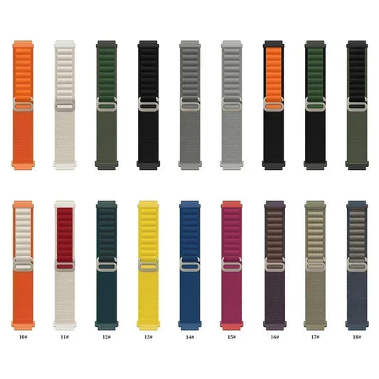 Sportliches Nylon-Uhrenarmband 20/22mm – Komfort - Haltbarkeit für Galaxy - Huawei