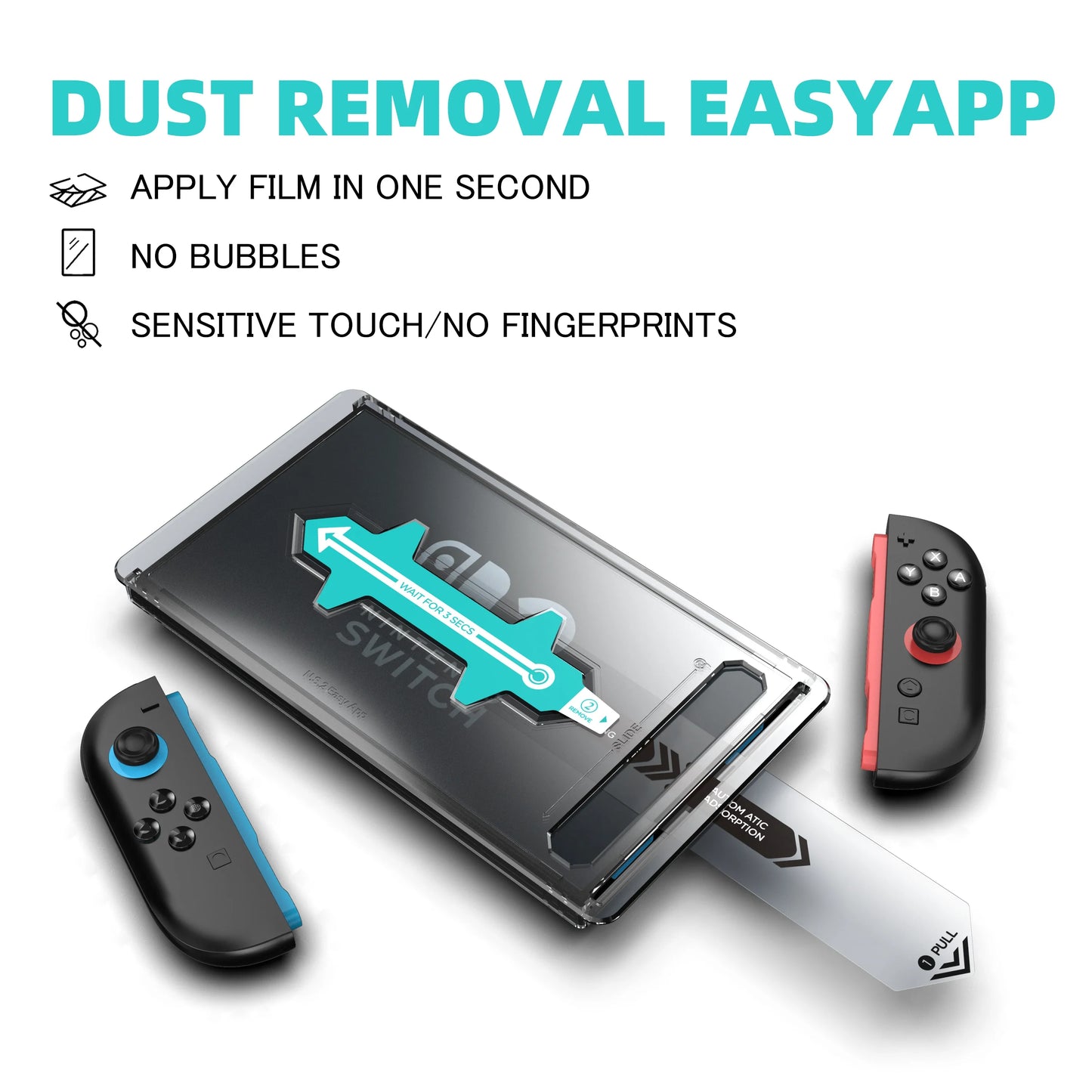 Switch 2 Displayschutzfolie aus gehärtetem Glas mit perfekter Ausrichtung