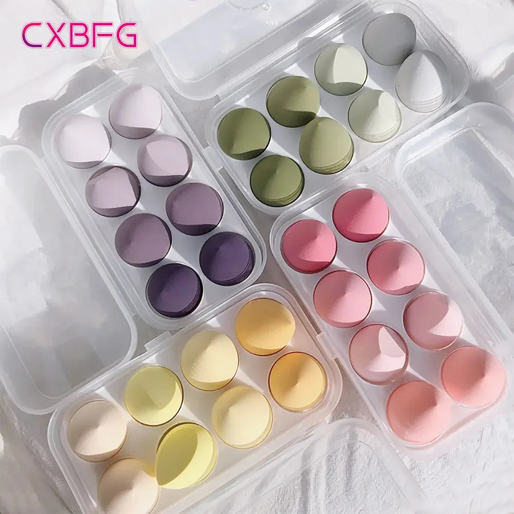 Makelloses Make-up: 4/8 weiche Latex Schwämme für Foundation - Concealer