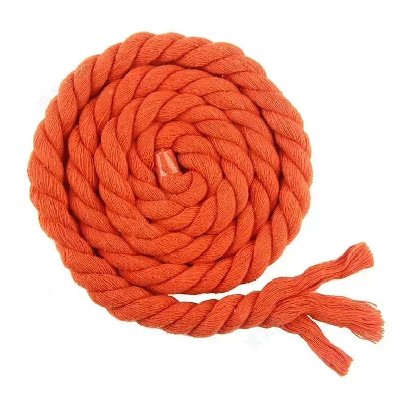 Buntes Baumwollseil 5 8 10 12 20 mm 5 m Makramee Kordel Nähzubehör