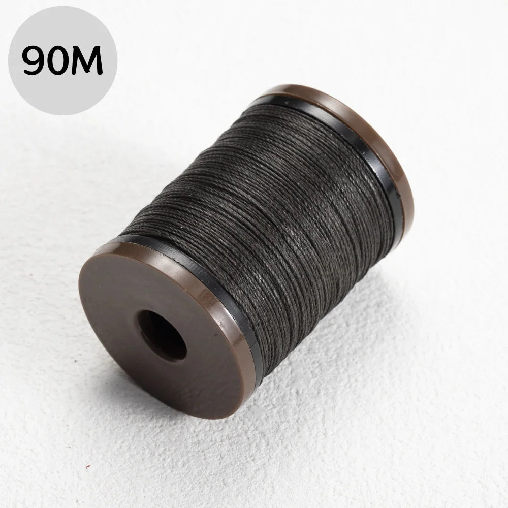 Robuster gewachster Polyesterfaden für Lederhandwerk und DIY Projekte