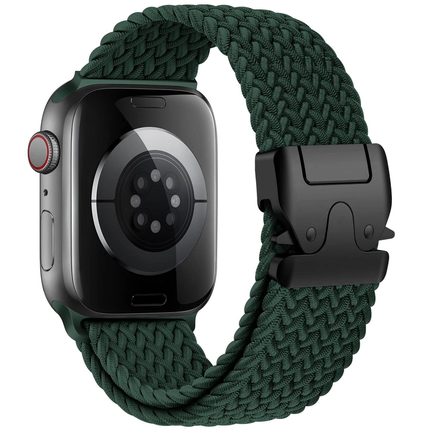 Geflochtenes Nylon Uhrenarmband Sport Ersatz für 41-49 mm Smartwatch