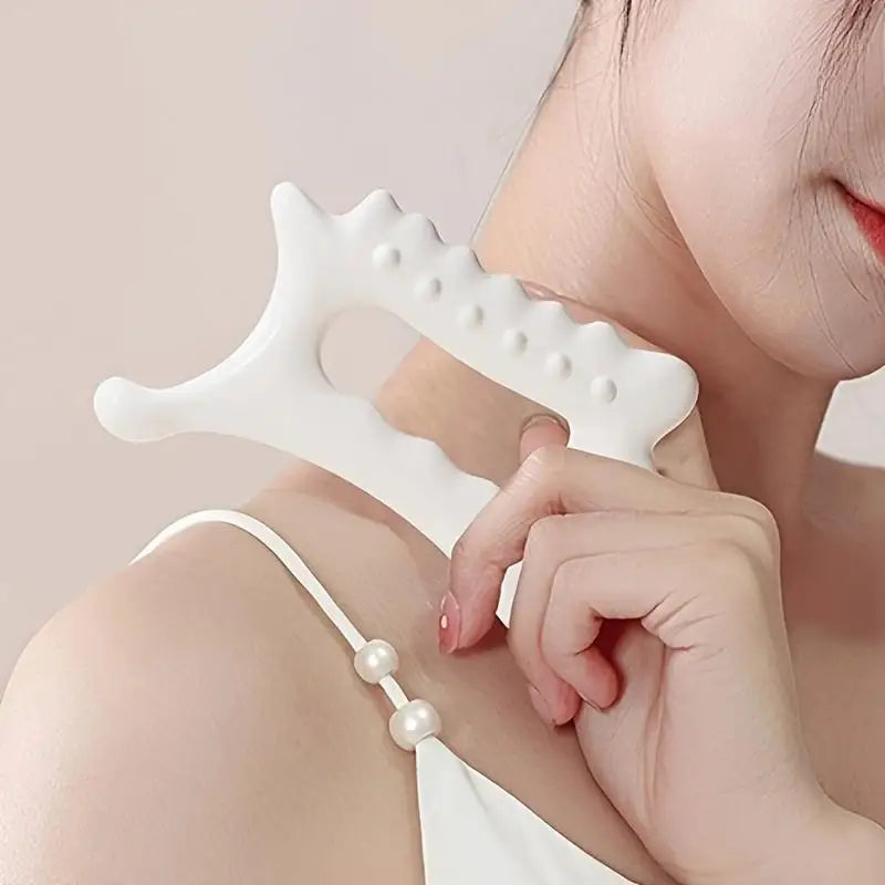 Ergonomisches Hand-Gua-Sha-Brett – vielseitig für Gesicht - Körperpflege