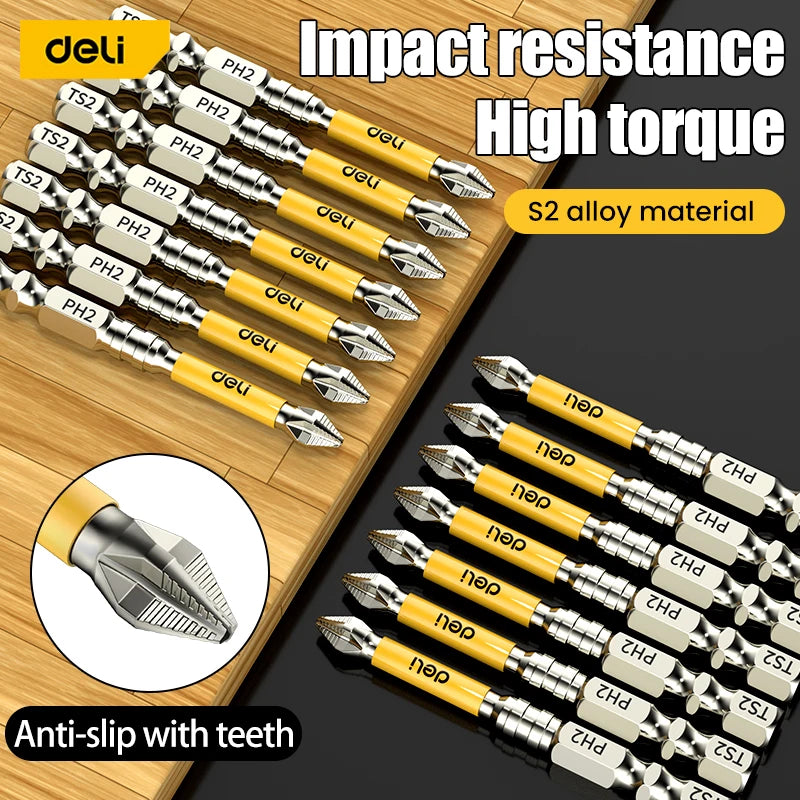 5PCS Magnetische Bits Set aus Chrom-Vanadium Stahl – Stark, Präzise, Langlebig