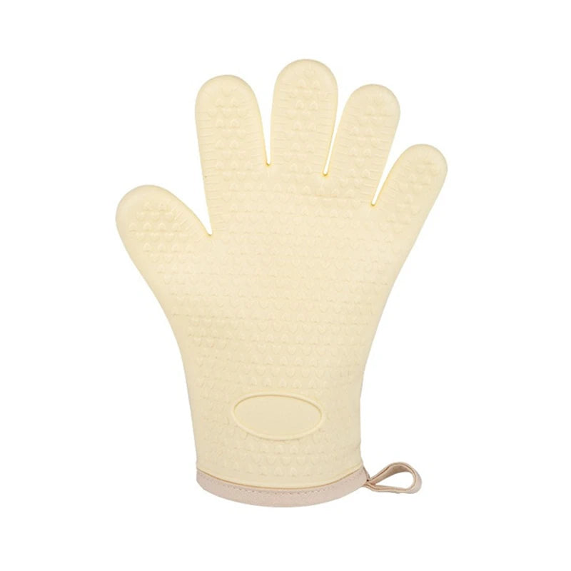 Hitzebeständige Silikonhandschuhe zum Backen und BBQ mit Anti-Rutsch