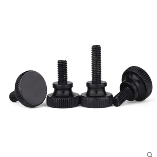 M3-M8 Rändelschrauben Stahl Schwarz Handfest Set 2-5 Stück RoHS